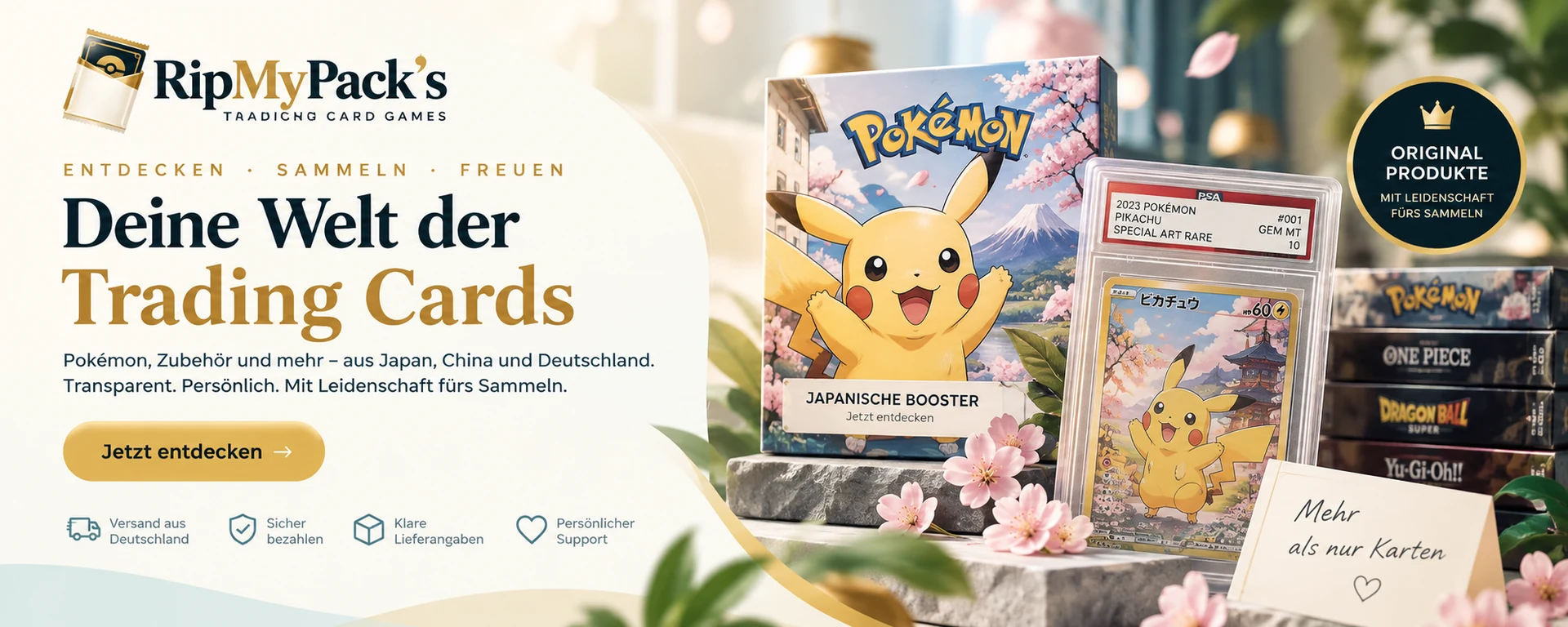 RipMyPack's – Deine Welt der Trading Cards