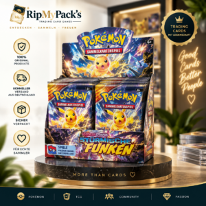 Pok&eacute;mon Karmesin & Purpur &ndash; St&uuml;rmische Funken Booster Display